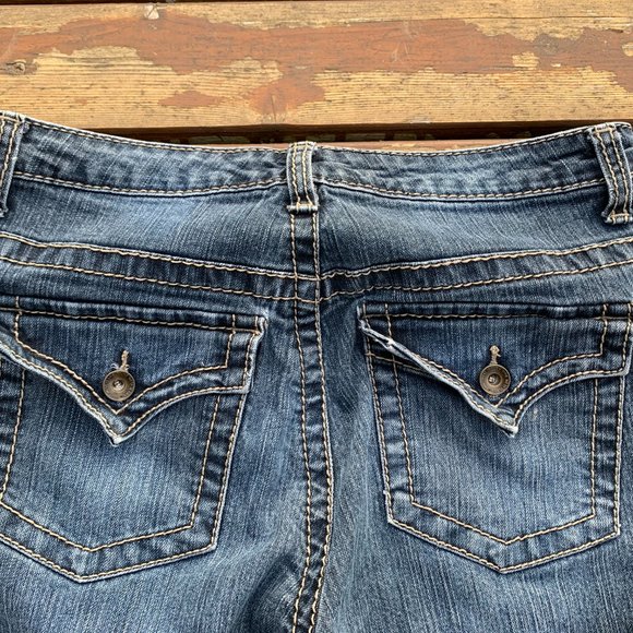 Nine West Women's size 8 Jeans Straight Leg Ankle Zip Jeans - Picture 4 of 7